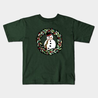 Christmas Snowman Kids T-Shirt